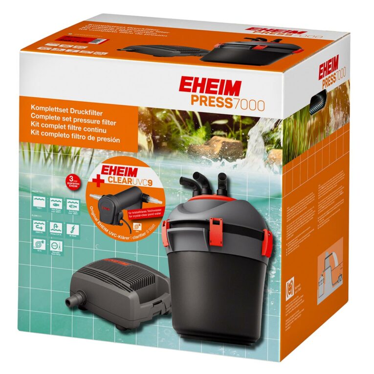 Günstig EHEIM Teichfilter PRESS 7000 inkl. CLEARUVC9 i mPreisvergleich in unserem Onlineshop auf Hundeliebe-shop.de kaufen.