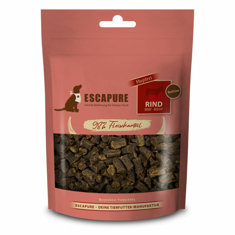 Günstig Escapure Rinder Hupferl Softies 3x150g i mPreisvergleich in unserem Onlineshop auf Hundeliebe-shop.de kaufen.