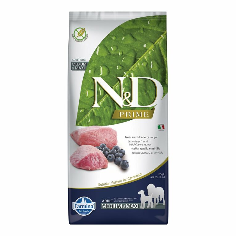 Günstig Farmina N&D Prime Dog Lamm Adult Medium Maxi 2x12kg i mPreisvergleich in unserem Onlineshop auf Hundeliebe-shop.de kaufen.