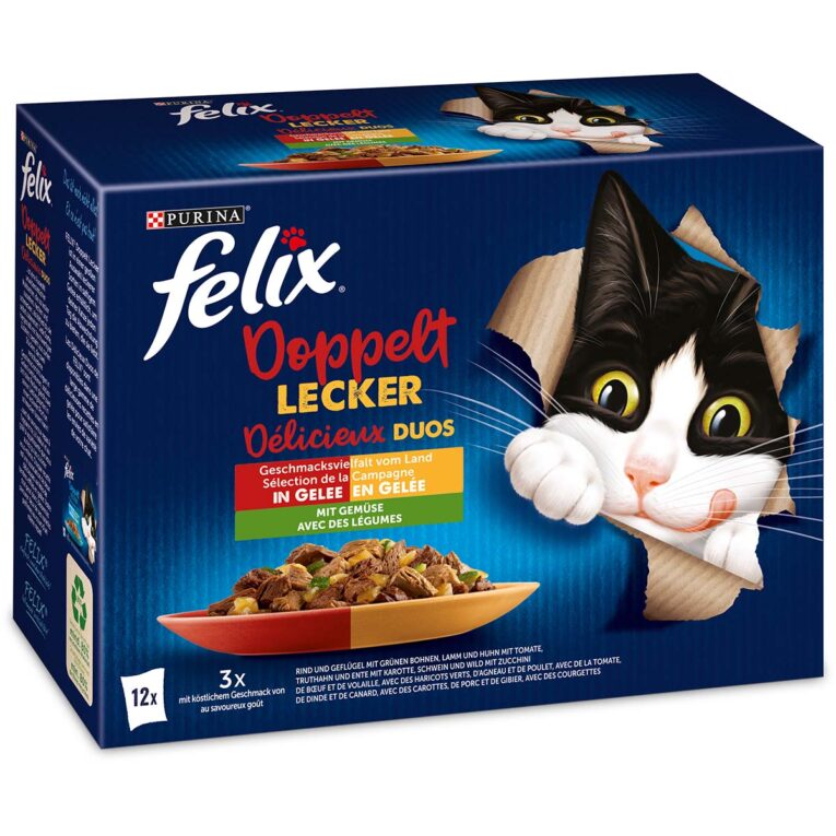 Günstig FELIX Doppelt Lecker in Gelee mit Rind