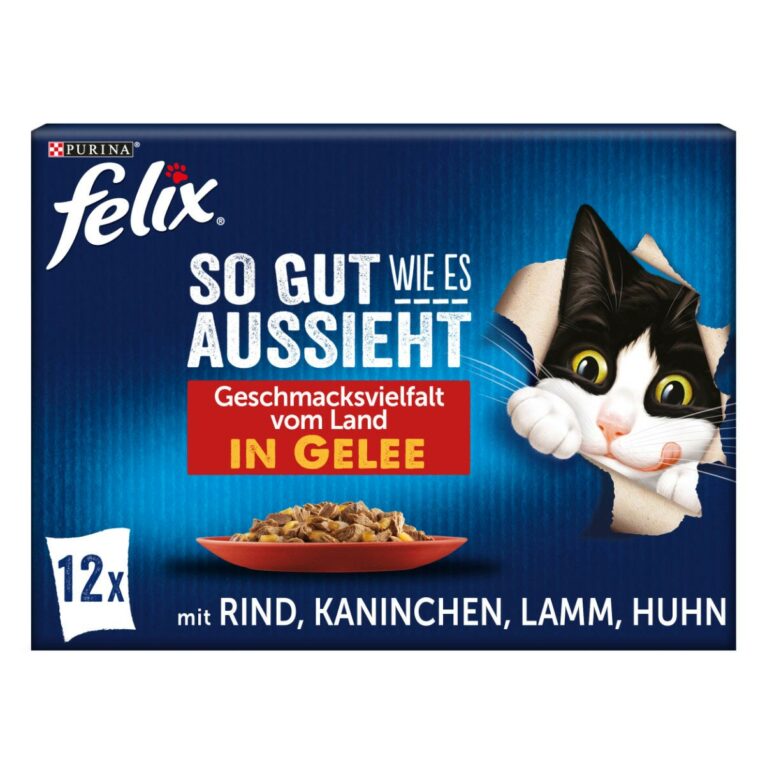 Günstig FELIX So gut wie es aussieht in Gelee Geschmacksvielfalt vom Land 12x85g i mPreisvergleich in unserem Onlineshop auf Hundeliebe-shop.de kaufen.
