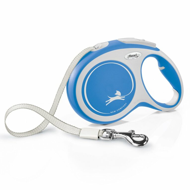 Günstig flexi New Comfort Gurtleine blau L 8m i mPreisvergleich in unserem Onlineshop auf Hundeliebe-shop.de kaufen.