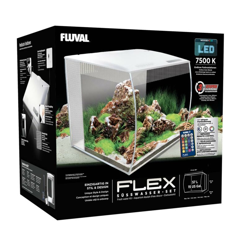 Günstig Fluval Aquarium Flex Set 57 L weiß i mPreisvergleich in unserem Onlineshop auf Hundeliebe-shop.de kaufen.
