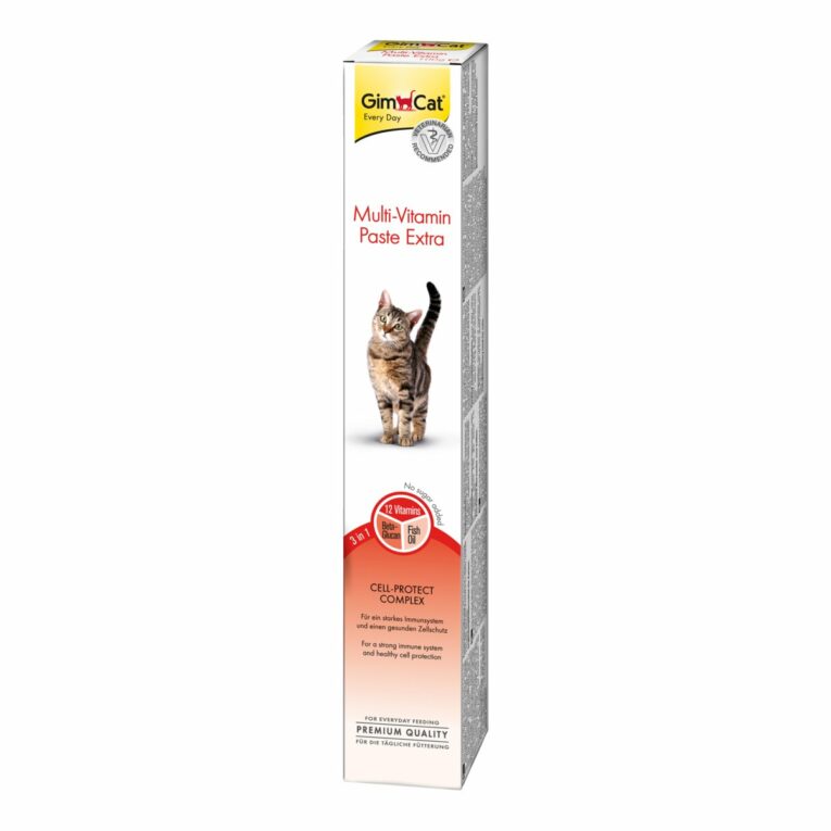 Günstig Gimcat MultiVitamin Paste Extra 200g i mPreisvergleich in unserem Onlineshop auf Hundeliebe-shop.de kaufen.
