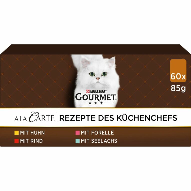 Günstig GOURMET A la Carte Rezepte des Küchenchefs Mixpaket 120x85g i mPreisvergleich in unserem Onlineshop auf Hundeliebe-shop.de kaufen.