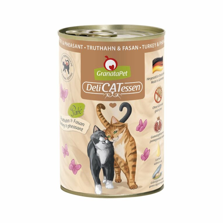 Günstig GranataPet Katze – Delicatessen Dose Truthahn & Fasan 6x400g i mPreisvergleich in unserem Onlineshop auf Hundeliebe-shop.de kaufen.