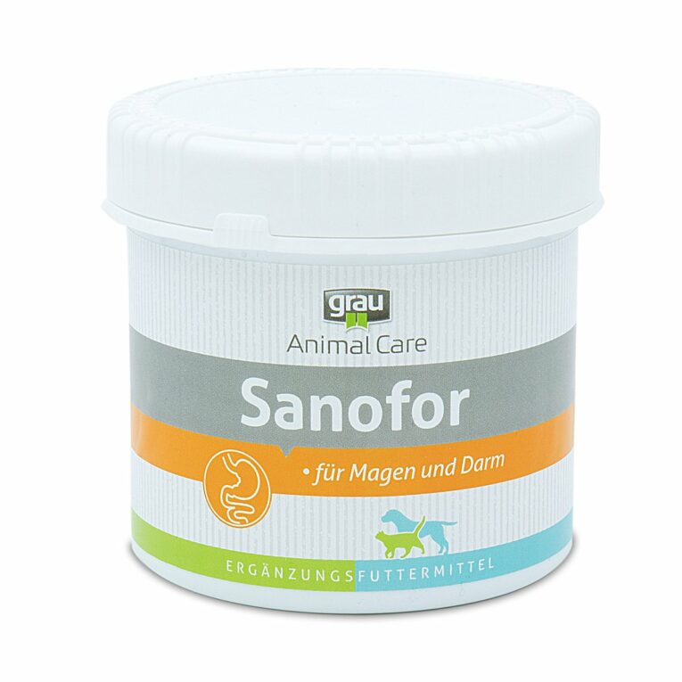 Günstig Grau Sanofor 500g i mPreisvergleich in unserem Onlineshop auf Hundeliebe-shop.de kaufen.