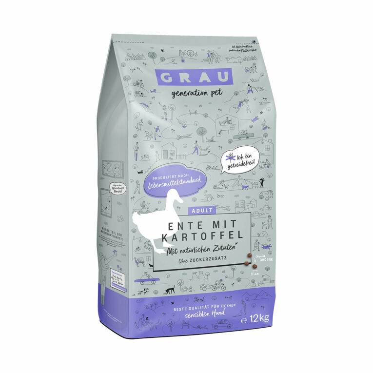 Günstig GRAU Ente mit Kartoffel 12kg i mPreisvergleich in unserem Onlineshop auf Hundeliebe-shop.de kaufen.