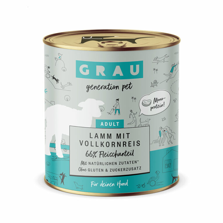 Günstig GRAU Hund Adult Lamm mit Vollkornreis 6x800g i mPreisvergleich in unserem Onlineshop auf Hundeliebe-shop.de kaufen.