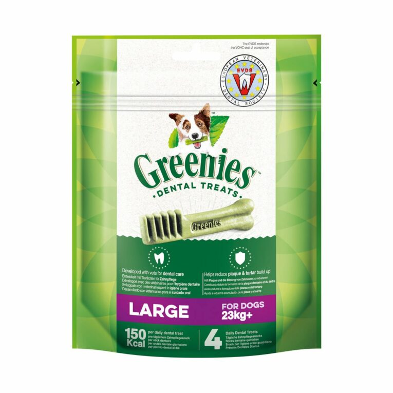 Günstig Greenies Large Zahnpflegesnacks für Hunde über 23kg – 170g i mPreisvergleich in unserem Onlineshop auf Hundeliebe-shop.de kaufen.
