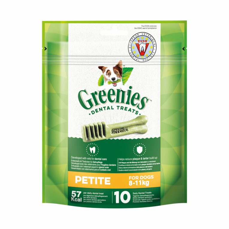 Günstig Greenies Petite Zahnpflegesnacks für Hunde von 8-11kg 170g i mPreisvergleich in unserem Onlineshop auf Hundeliebe-shop.de kaufen.