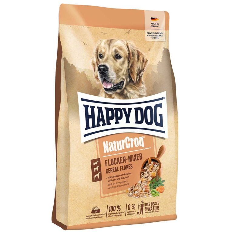 Günstig Happy Dog Premium NaturCroq Flocken Mixer 2×1
