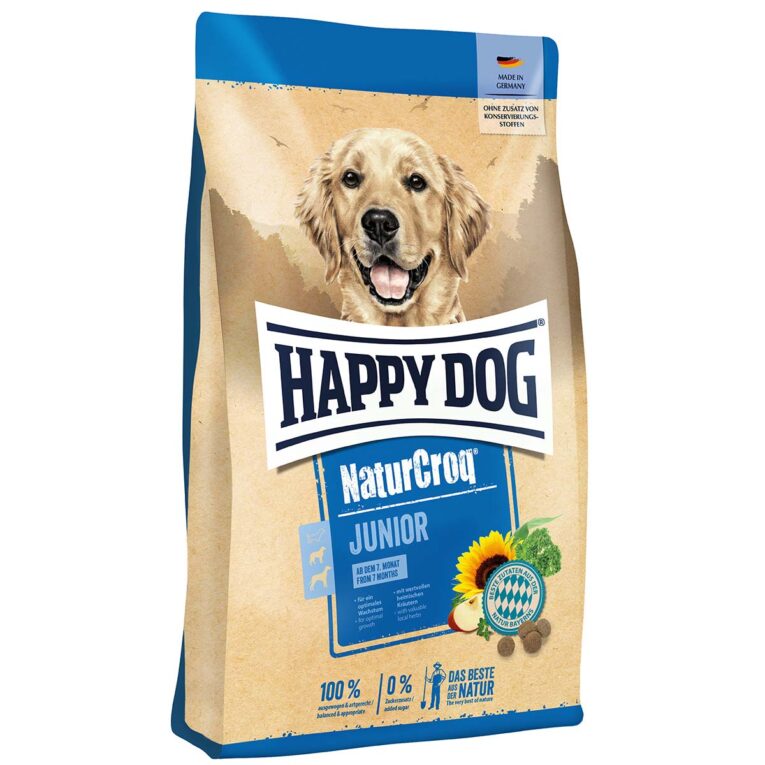 Günstig Happy Dog Premium NaturCroq Junior 15kg i mPreisvergleich in unserem Onlineshop auf Hundeliebe-shop.de kaufen.
