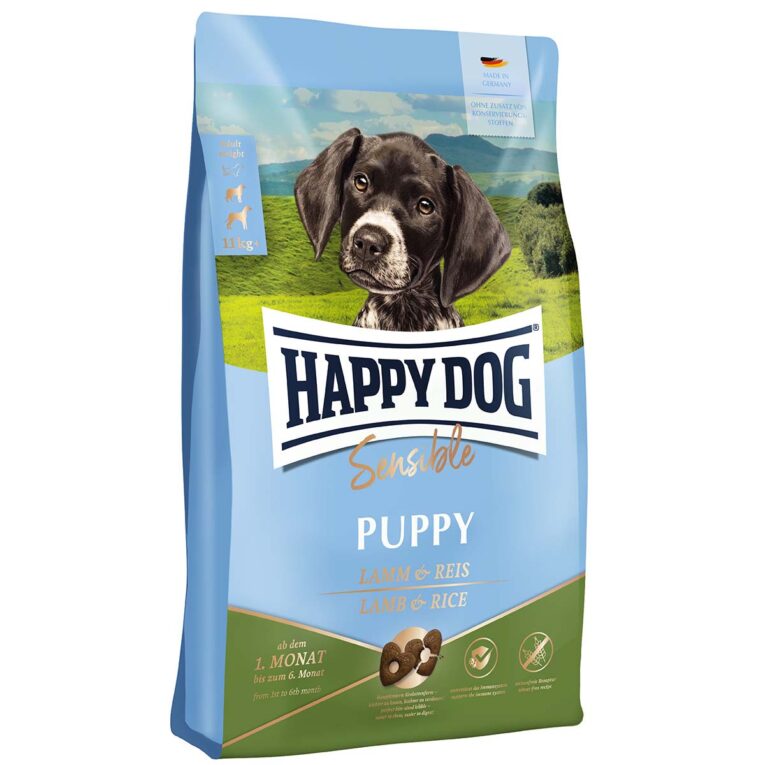 Günstig Happy Dog Supreme Sensible Puppy Lamm & Reis 2x10kg i mPreisvergleich in unserem Onlineshop auf Hundeliebe-shop.de kaufen.