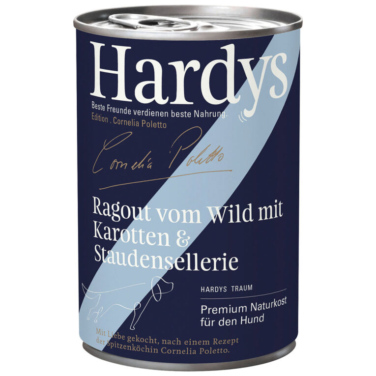 Günstig Hardys Ed. Cornelia Poletto Ragout vom Wild mit Karotten & Staudensellerie 6x400g i mPreisvergleich in unserem Onlineshop auf Hundeliebe-shop.de kaufen.