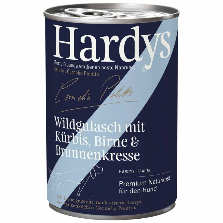 Günstig Hardys Edition C. Poletto Wildgulasch 12x400g i mPreisvergleich in unserem Onlineshop auf Hundeliebe-shop.de kaufen.