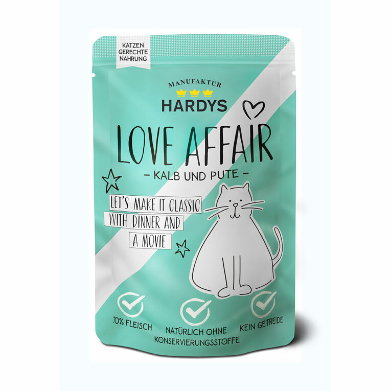 Günstig Hardys Love Affair Kalb & Pute 24x100g i mPreisvergleich in unserem Onlineshop auf Hundeliebe-shop.de kaufen.