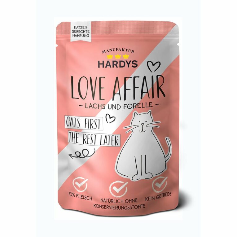 Günstig Hardys Love Affair Lachs & Forelle 24x100g i mPreisvergleich in unserem Onlineshop auf Hundeliebe-shop.de kaufen.