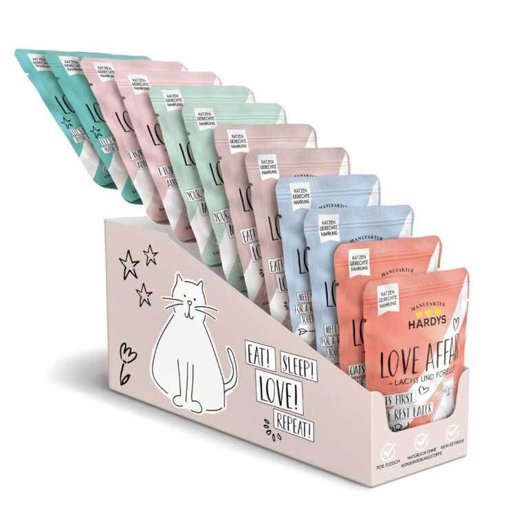 Günstig Hardys Love Affair Mixpaket 24x100g i mPreisvergleich in unserem Onlineshop auf Hundeliebe-shop.de kaufen.