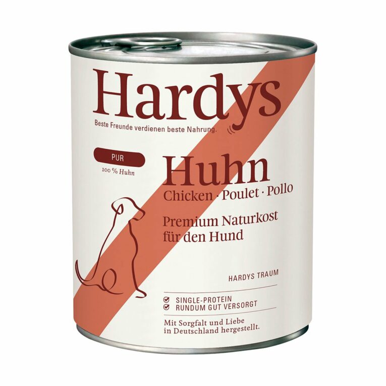 Günstig Hardys PUR Huhn 12x800g i mPreisvergleich in unserem Onlineshop auf Hundeliebe-shop.de kaufen.