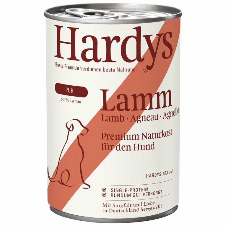 Günstig Hardys PUR Lamm 12x400g i mPreisvergleich in unserem Onlineshop auf Hundeliebe-shop.de kaufen.