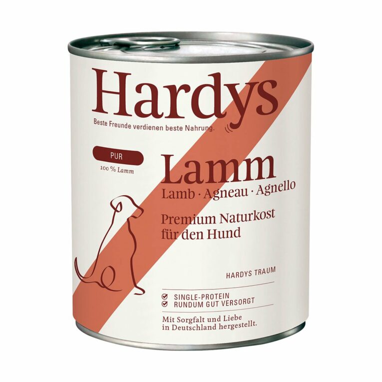 Günstig Hardys PUR Lamm 12x800g i mPreisvergleich in unserem Onlineshop auf Hundeliebe-shop.de kaufen.