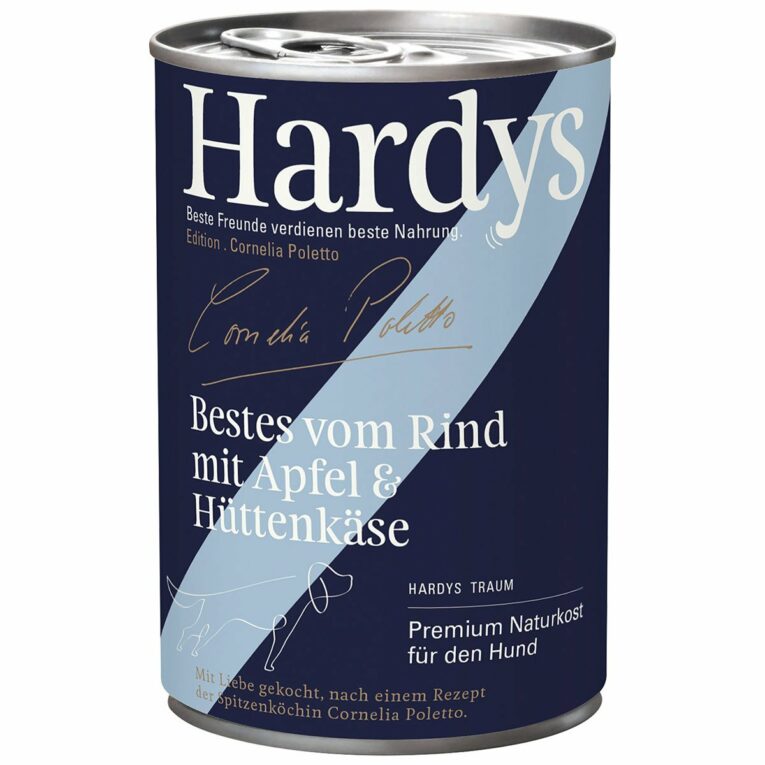 Günstig Hardys Ed. Cornelia Poletto Bestes vom Rind mit Apfel & Hüttenkäse 6x400g i mPreisvergleich in unserem Onlineshop auf Hundeliebe-shop.de kaufen.