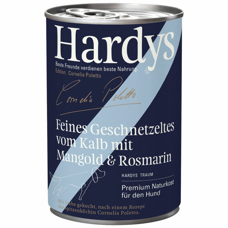 Günstig Hardys Ed. Cornelia Poletto Feines Geschnetzeltes vom Kalb mit Mangold & Rosmarin 6x400g i mPreisvergleich in unserem Onlineshop auf Hundeliebe-shop.de kaufen.