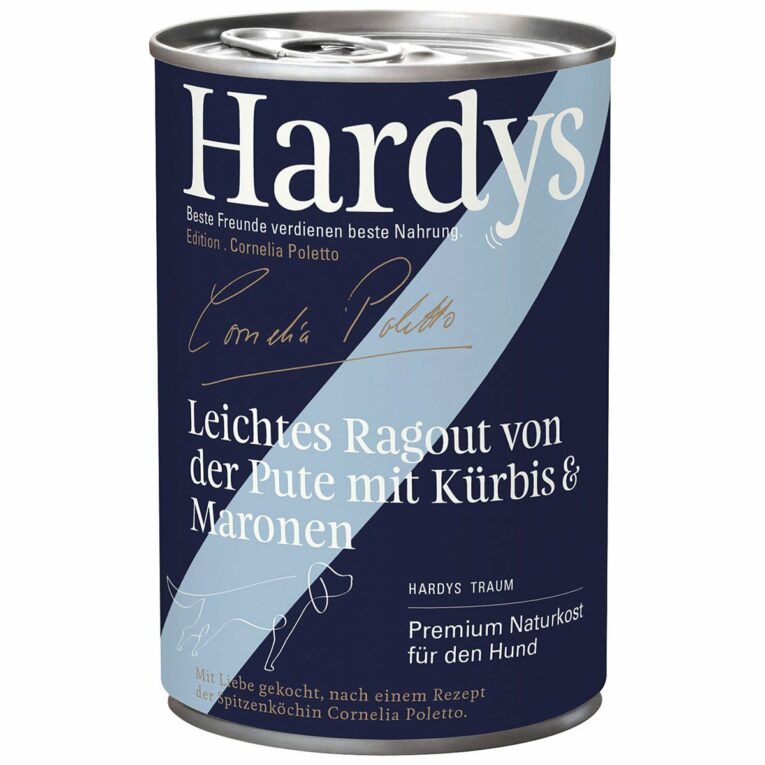 Günstig Hardys Ed. Cornelia Poletto Leichtes Ragout von der Pute mit Kürbis & Maronen 6x400g i mPreisvergleich in unserem Onlineshop auf Hundeliebe-shop.de kaufen.