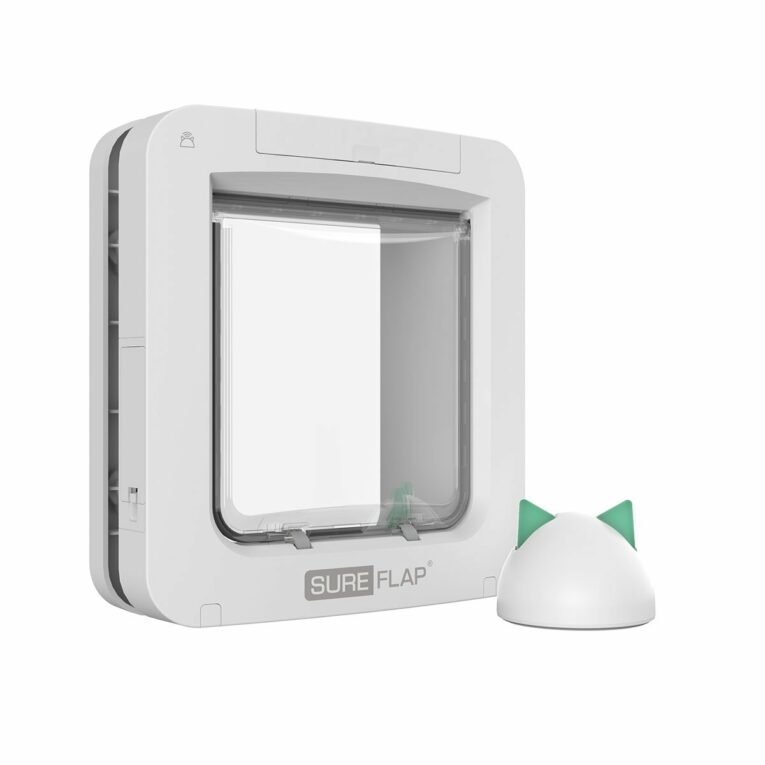 Günstig SureFlap Set Mikrochip Haustierklappe CONNECT + Hub i mPreisvergleich in unserem Onlineshop auf Hundeliebe-shop.de kaufen.
