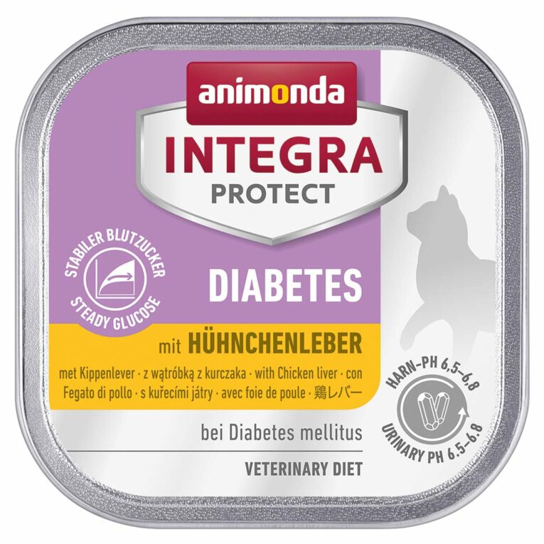 Günstig animonda INTEGRA PROTECT Diabetes mit Hühnchenleber 32x100g i mPreisvergleich in unserem Onlineshop auf Hundeliebe-shop.de kaufen.