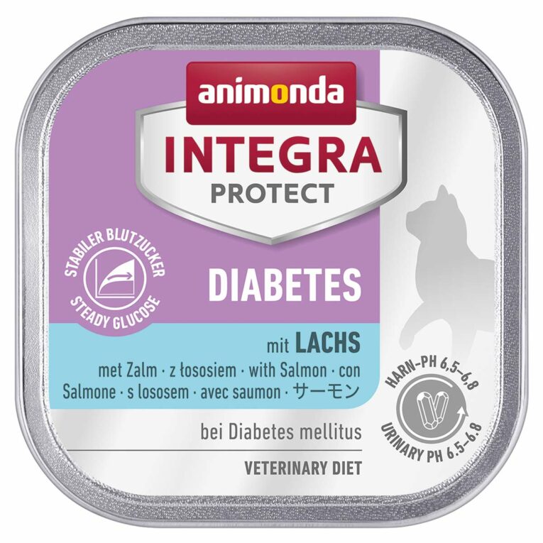 Günstig animonda INTEGRA PROTECT Diabetes mit Lachs 6x100g i mPreisvergleich in unserem Onlineshop auf Hundeliebe-shop.de kaufen.