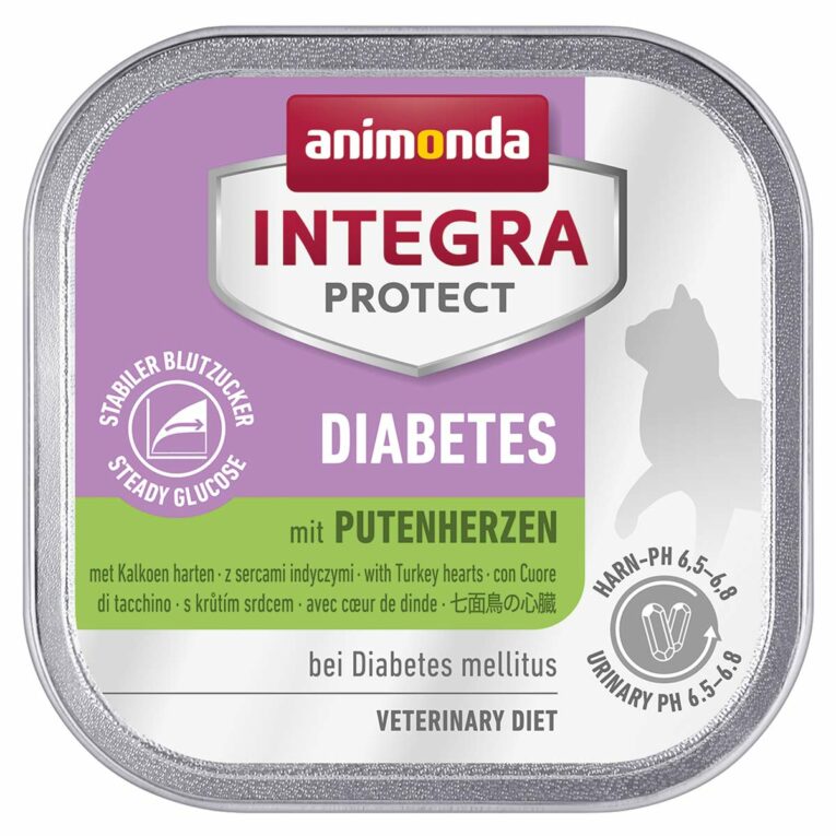 Günstig animonda INTEGRA PROTECT Diabetes mit Putenherzen 32x100g i mPreisvergleich in unserem Onlineshop auf Hundeliebe-shop.de kaufen.