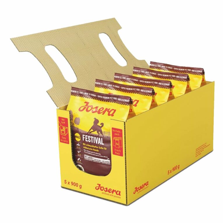 Günstig Josera Festival 5x900g i mPreisvergleich in unserem Onlineshop auf Hundeliebe-shop.de kaufen.