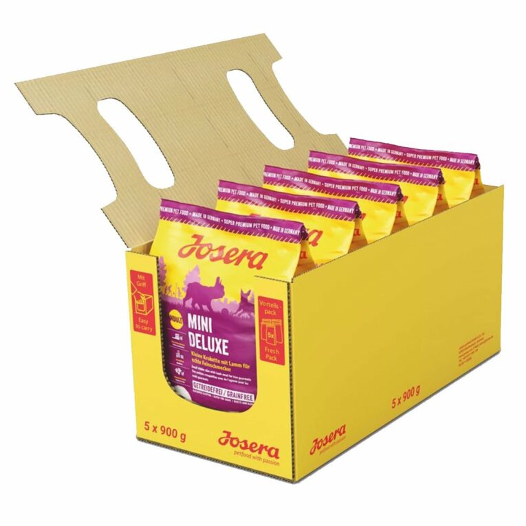 Günstig Josera Mini Deluxe 5x900g i mPreisvergleich in unserem Onlineshop auf Hundeliebe-shop.de kaufen.