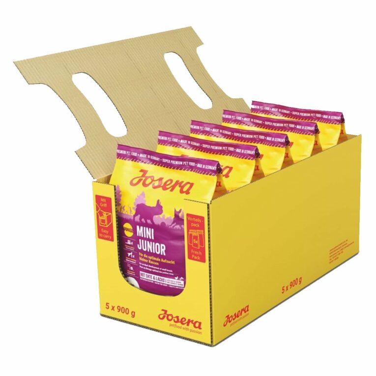 Günstig Josera Mini Junior 5x900g i mPreisvergleich in unserem Onlineshop auf Hundeliebe-shop.de kaufen.