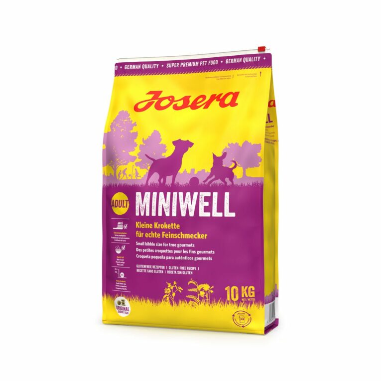 Günstig Josera Miniwell Adult 2x10kg i mPreisvergleich in unserem Onlineshop auf Hundeliebe-shop.de kaufen.