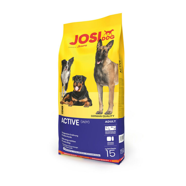 Günstig JosiDog Active 15kg i mPreisvergleich in unserem Onlineshop auf Hundeliebe-shop.de kaufen.