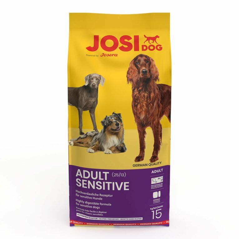 Günstig JosiDog Adult Sensitive 15kg i mPreisvergleich in unserem Onlineshop auf Hundeliebe-shop.de kaufen.