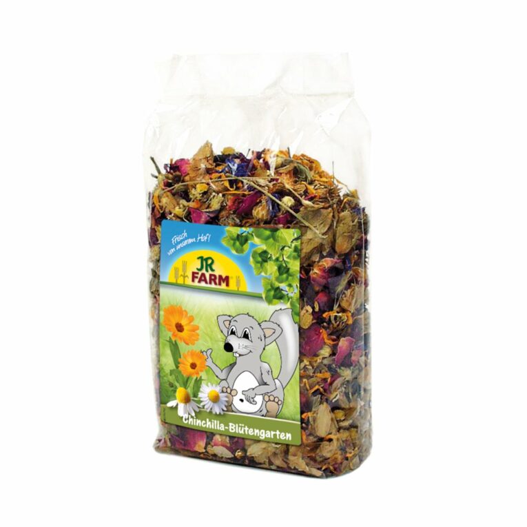 Günstig JR Farm Chinchilla-Blütengarten 3x50g i mPreisvergleich in unserem Onlineshop auf Hundeliebe-shop.de kaufen.