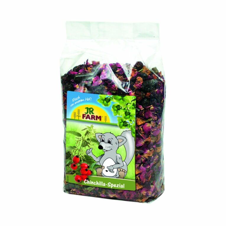 Günstig JR Farm Chinchilla-Spezial 500g i mPreisvergleich in unserem Onlineshop auf Hundeliebe-shop.de kaufen.