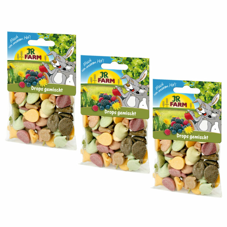 Günstig JR Farm Gemischte Drops Nagersnack 3x75g i mPreisvergleich in unserem Onlineshop auf Hundeliebe-shop.de kaufen.