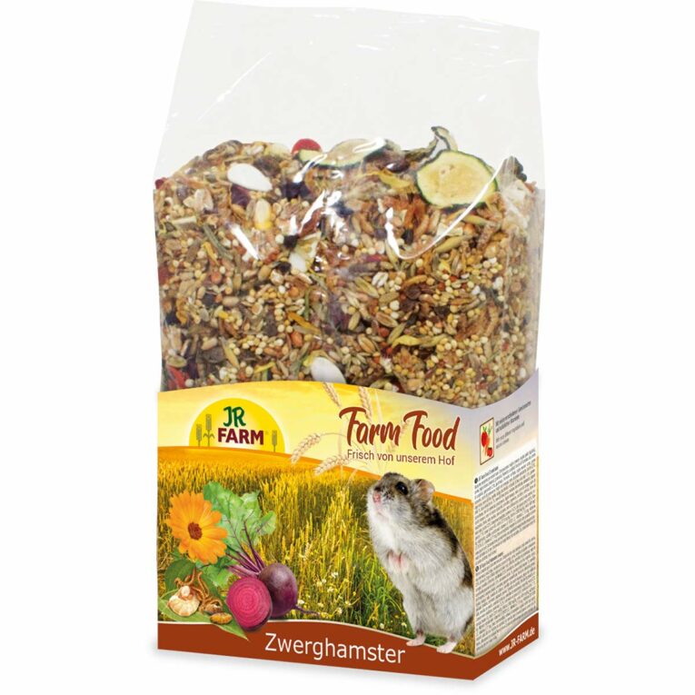 Günstig JR Farm Food Zwerghamster Adult 500g i mPreisvergleich in unserem Onlineshop auf Hundeliebe-shop.de kaufen.