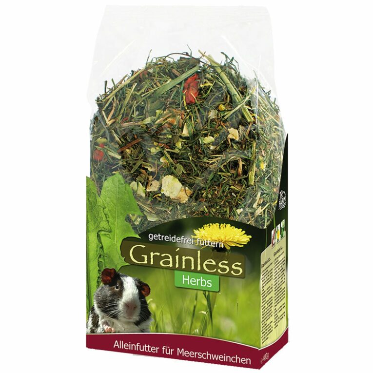 Günstig JR Farm Grainless Herbs Meerschweinchen 400g i mPreisvergleich in unserem Onlineshop auf Hundeliebe-shop.de kaufen.