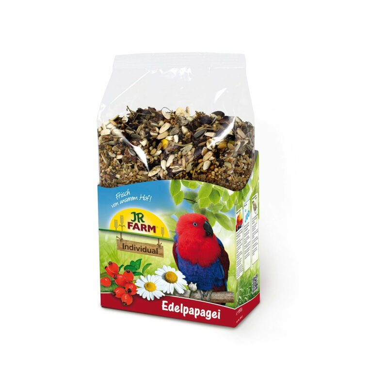 Günstig JR Farm Individual Edelpapagei 950g i mPreisvergleich in unserem Onlineshop auf Hundeliebe-shop.de kaufen.