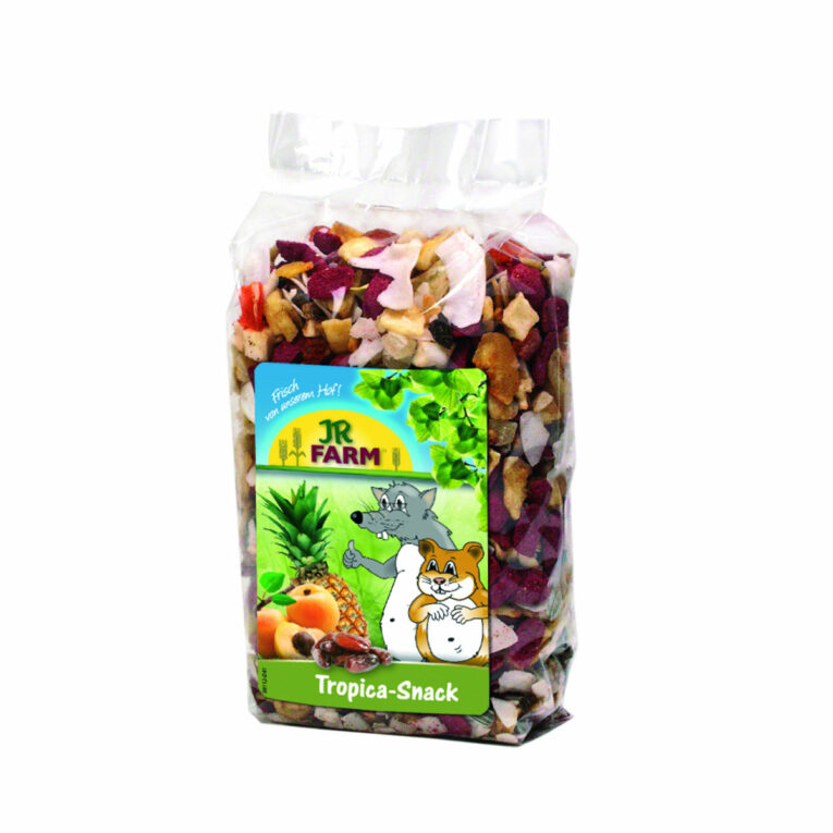 Günstig JR Farm Tropica-Snack 200g i mPreisvergleich in unserem Onlineshop auf Hundeliebe-shop.de kaufen.