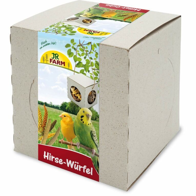 Günstig JR Farm Hirse-Würfel 3x150g i mPreisvergleich in unserem Onlineshop auf Hundeliebe-shop.de kaufen.