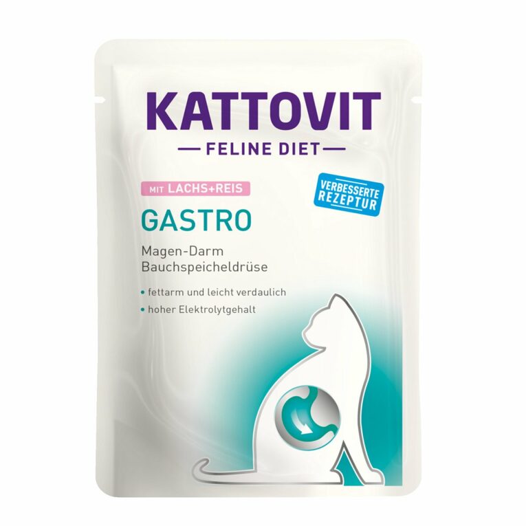 Günstig Kattovit Gastro Lachs und Reis 24x85g i mPreisvergleich in unserem Onlineshop auf Hundeliebe-shop.de kaufen.