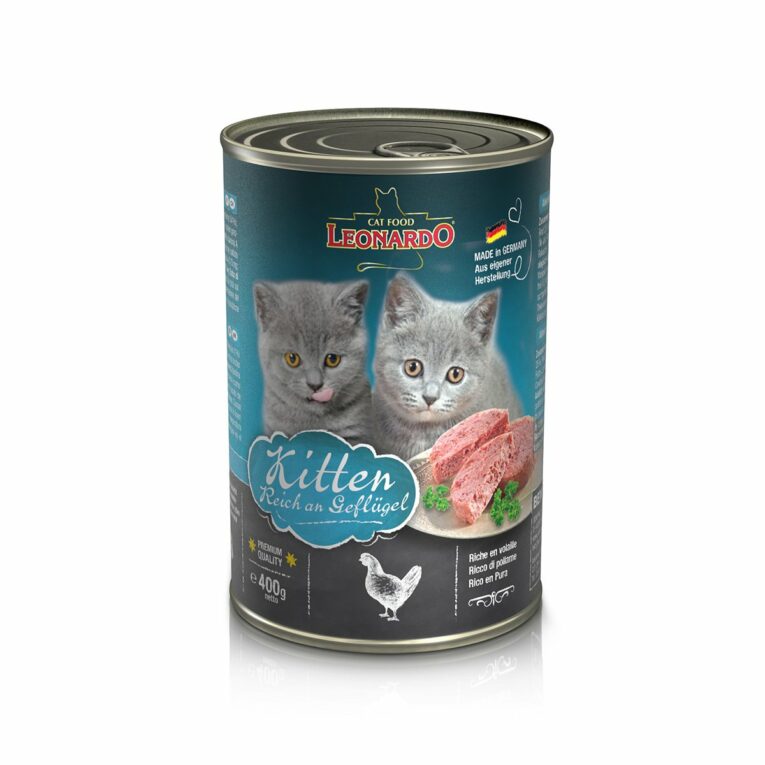 Günstig Leonardo Kitten reich an Geflügel 6x400g i mPreisvergleich in unserem Onlineshop auf Hundeliebe-shop.de kaufen.