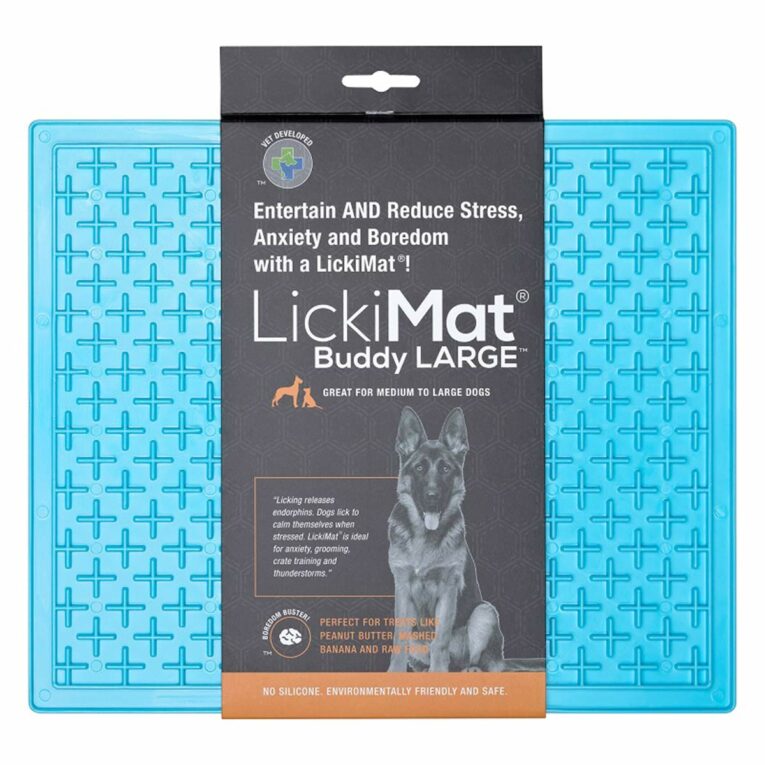 Günstig LickiMat Buddy Large Leckmatte Türkis i mPreisvergleich in unserem Onlineshop auf Hundeliebe-shop.de kaufen.